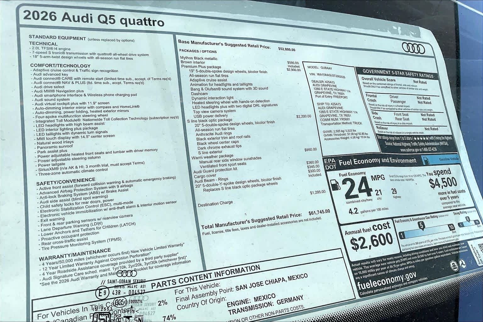 New 2026 Audi Q5 Premium Plus AWD/4WD image 19