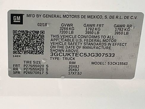 Used 2018 Chevrolet Silverado 1500 High Country AWD/4WD image 33