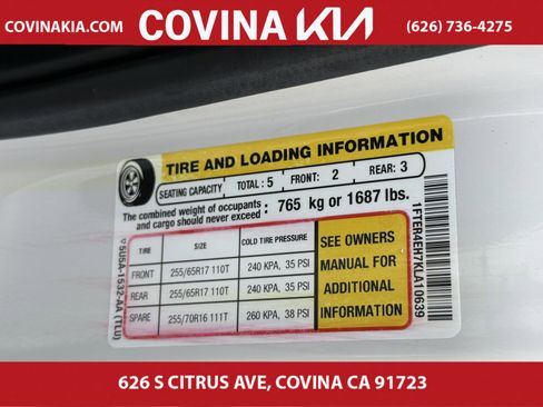 Used 2019 Ford Ranger Lariat w/ Equipment Group 501A Mid image 32