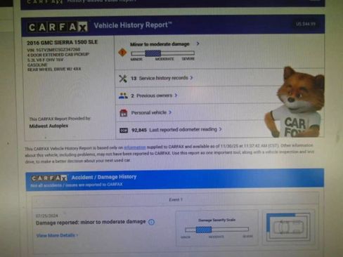 Used 2016 GMC Sierra 1500 SLE w/ SLE Value Package image 26