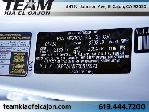 Certified 2024 Kia Forte LXS image 31