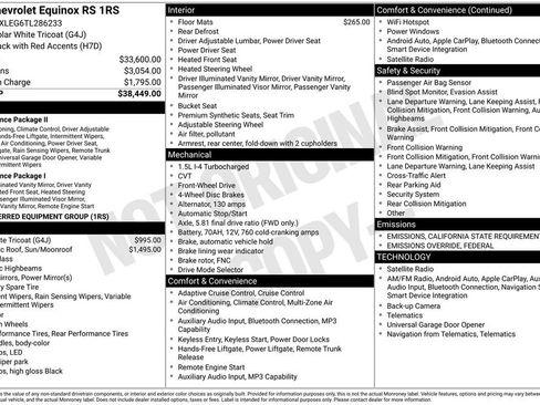 New 2026 Chevrolet Equinox RS image 4
