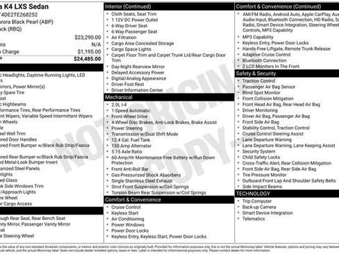 New 2026 Kia K4 LXS image 30