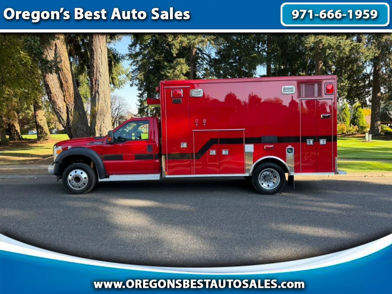 Used 2012 Ford F450 XLT w/ Ambulance Preparation Pkg RWD image 1