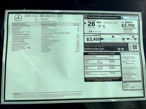 Certified 2025 Mercedes-Benz GLC 300 4MATIC image 26