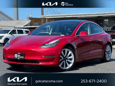 Used 2019 Tesla Model 3 AWD/4WD image 1