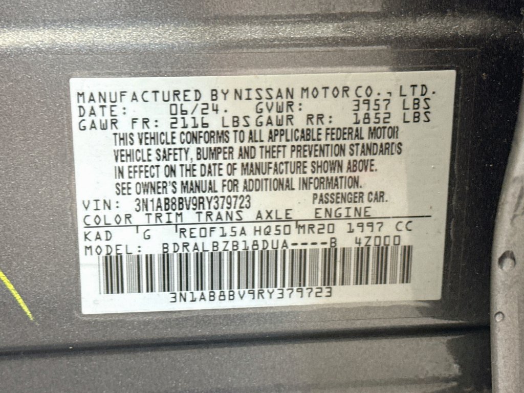 Used 2024 Nissan Sentra S FWD image 34
