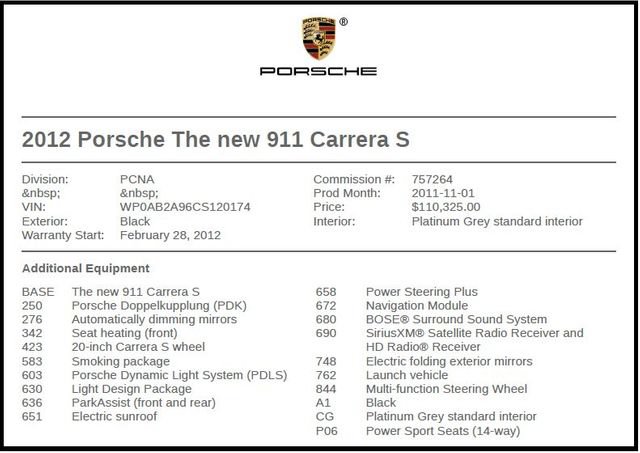 Used 2012 Porsche 911 Carrera S RWD image 7