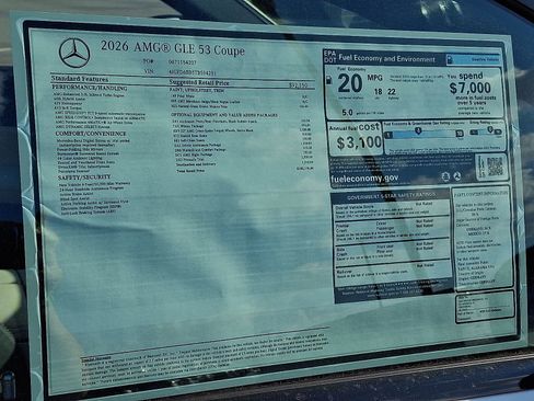 New 2026 Mercedes-Benz GLE 53 AMG 4MATIC Coupe image 19
