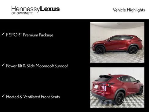 Used 2020 Lexus NX 300 F Sport w/ F Sport Premium Package FWD image 11