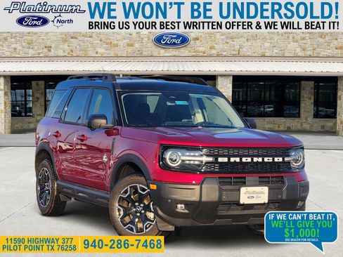 New 2025 Ford Bronco Sport Outer Banks w/ Outer Banks Tech Package+ AWD/4WD image 1
