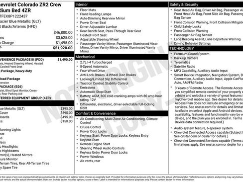 Used 2023 Chevrolet Colorado ZR2 w/ ZR2 Convenience Package III image 9