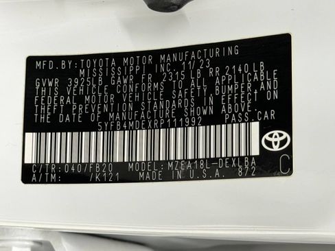 Used 2024 Toyota Corolla LE FWD image 21