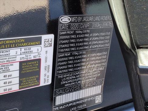 Used 2020 Land Rover Range Rover Autobiography AWD/4WD image 26