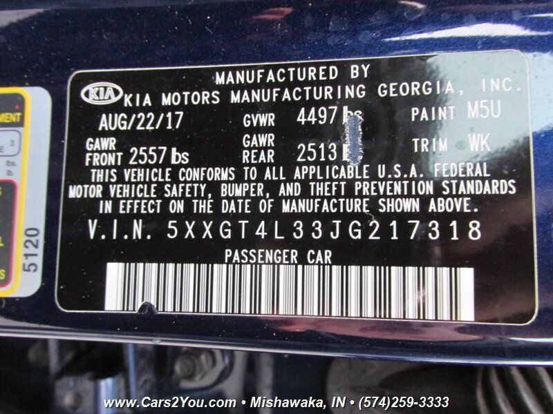 Used 2018 Kia Optima LX FWD image 33
