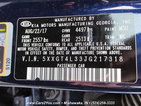 Used 2018 Kia Optima LX FWD image 33