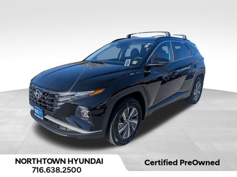 Certified 2022 Hyundai Tucson Blue AWD/4WD image 1