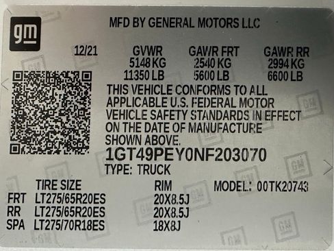 Used 2022 GMC Sierra 2500 AT4 image 11