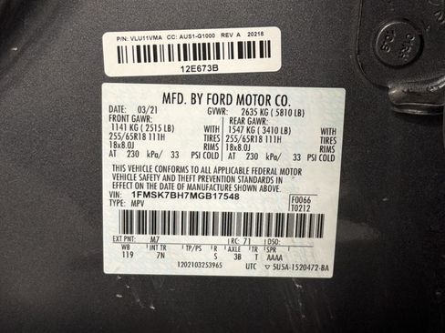 Used 2021 Ford Explorer 2WD image 20