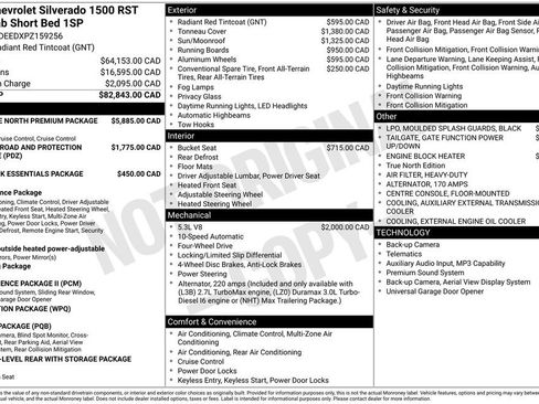 Used 2023 Chevrolet Silverado 1500 RST AWD/4WD image 3