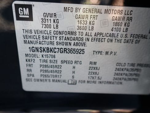 Used 2016 Chevrolet Tahoe LT AWD/4WD image 42