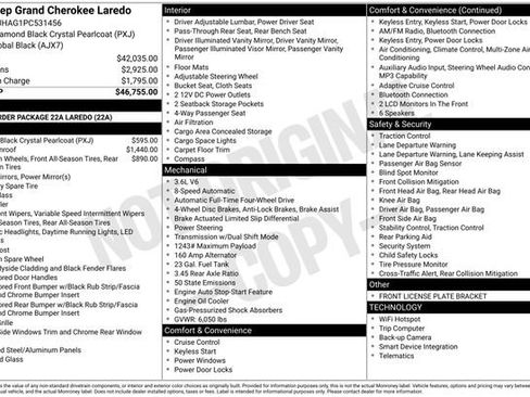 Used 2023 Jeep Grand Cherokee Laredo AWD/4WD image 24