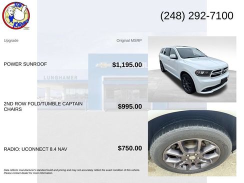 Used 2015 Dodge Durango R/T AWD/4WD image 5