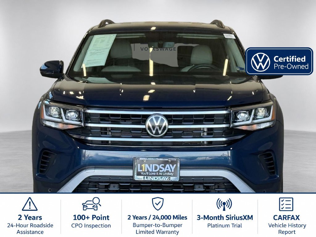 Used 2022 Volkswagen Atlas SE AWD/4WD image 2