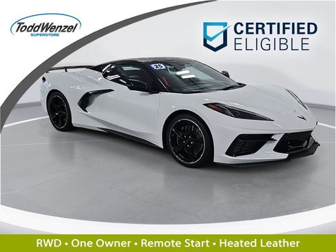 Certified 2025 Chevrolet Corvette Stingray Premium Conv w/ Z51 Performance Package image 1
