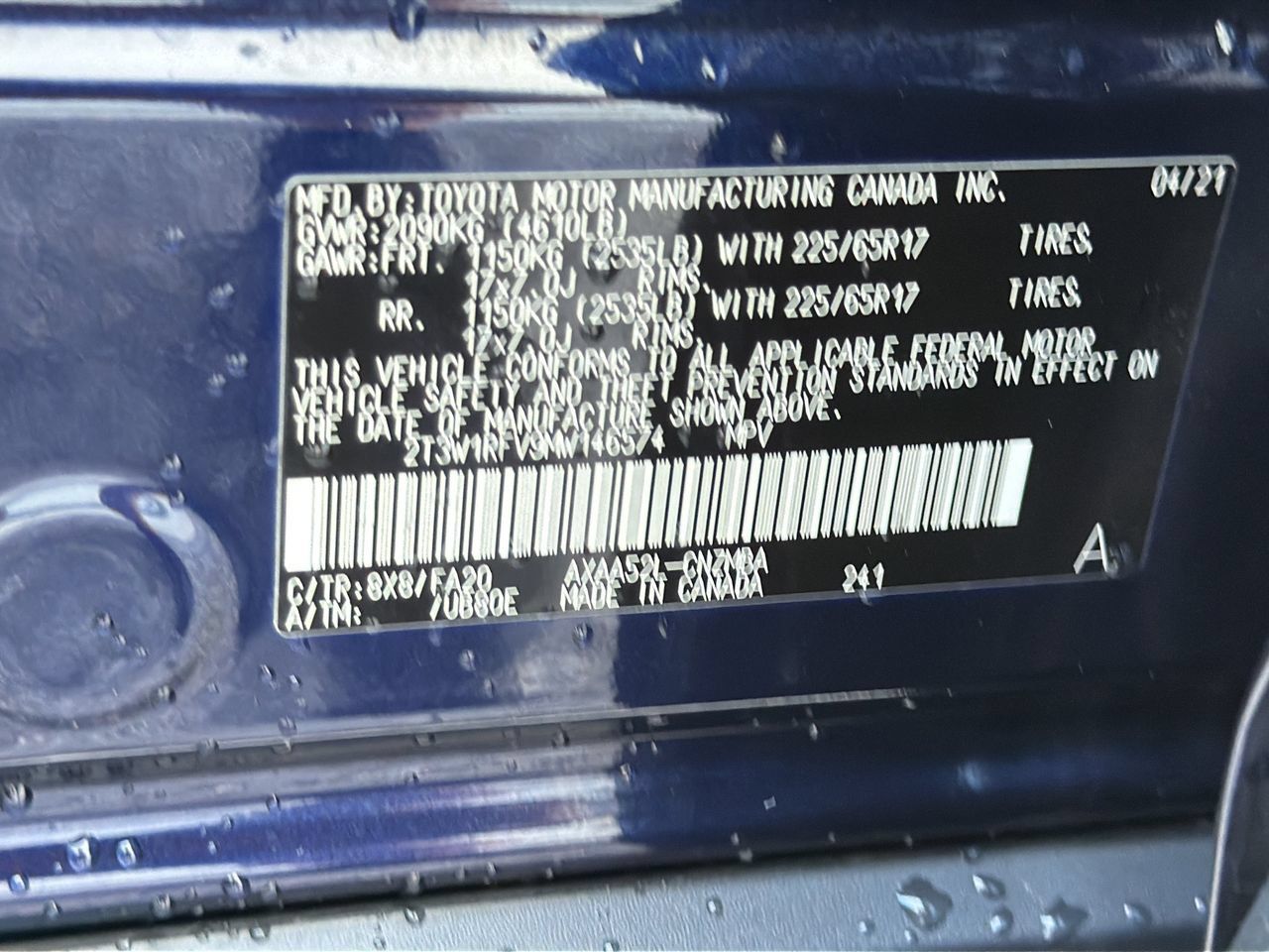 Used 2021 Toyota RAV4 XLE FWD image 27