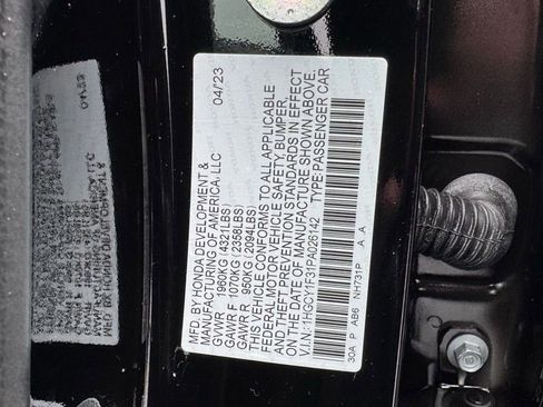 Certified 2023 Honda Accord EX image 20