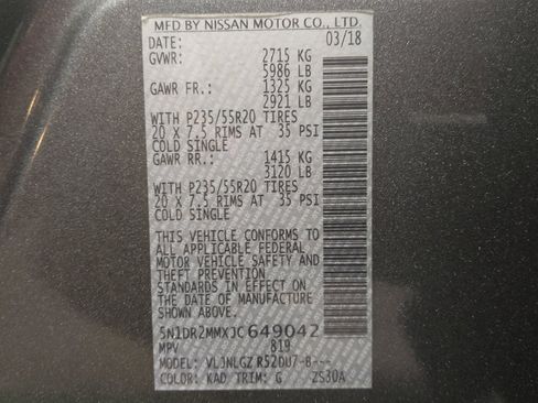 Used 2018 Nissan Pathfinder SL w/ Midnight Edition Package image 33