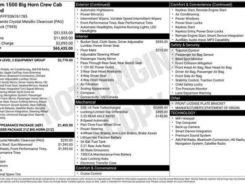 Used 2025 RAM 1500 Big Horn AWD/4WD image 2