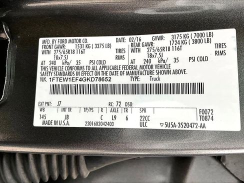 Used 2016 Ford F150 XLT w/ Equipment Group 301A Mid image 34