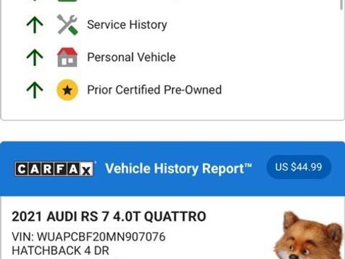 Used 2021 Audi RS 7 Sportback w/ Carbon Optic Package image 5