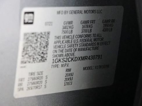 Used 2021 GMC Yukon AT4 w/ Rear Media and Nav Package AWD/4WD image 45