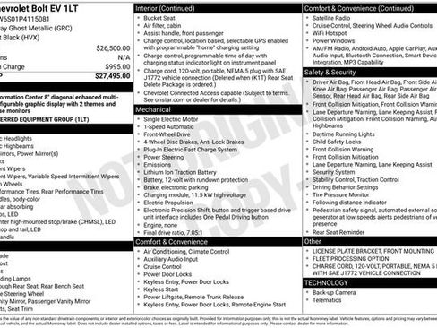 Used 2023 Chevrolet Bolt LT image 2