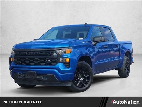 Certified 2022 Chevrolet Silverado 1500 Custom RWD image 1