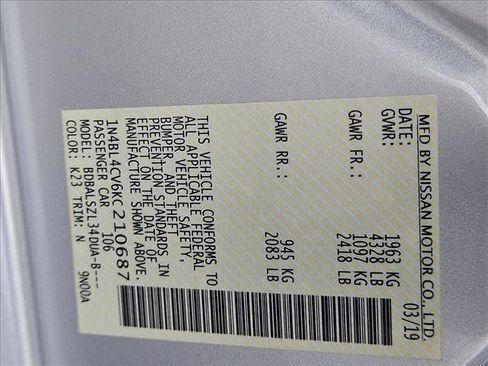 Used 2019 Nissan Altima 2.5 SR image 25