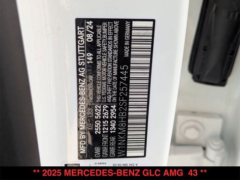 Used 2025 Mercedes-Benz GLC 43 AMG GLC 43 AMG image 21
