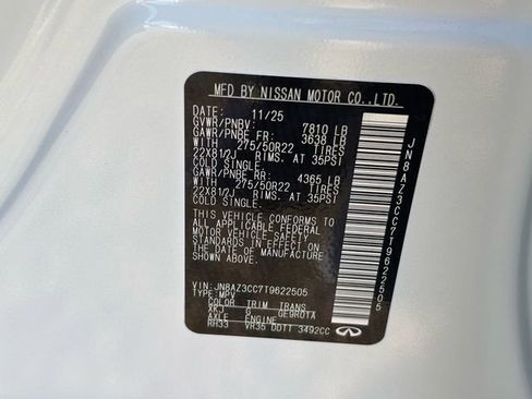 New 2026 INFINITI QX80 Autograph image 24