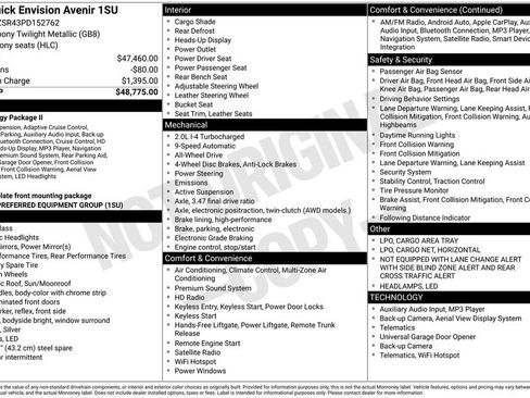 Used 2023 Buick Envision Avenir image 40