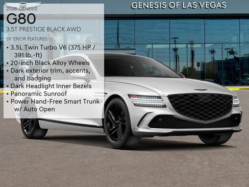 New 2026 Genesis G80 3.5T Prestige image 3