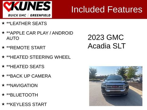 Used 2023 GMC Acadia SLT image 2