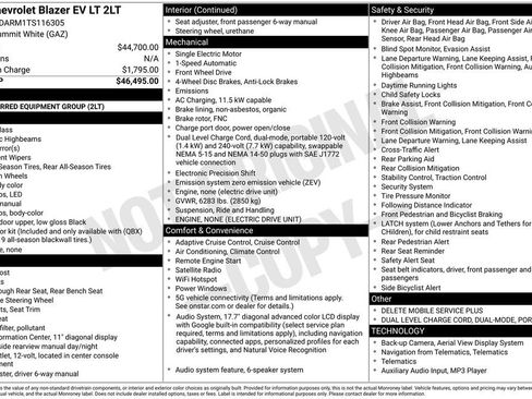 New 2026 Chevrolet Blazer EV LT image 6