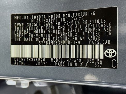 Used 2025 Toyota Corolla LE image 12