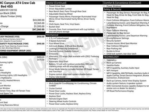 Used 2024 GMC Canyon AT4 w/ Technology Package image 12