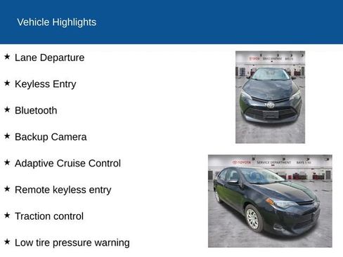 Used 2019 Toyota Corolla LE FWD image 2
