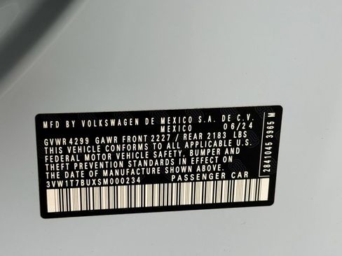 Used 2025 Volkswagen Jetta GLI Autobahn w/ GLI Black Package image 33