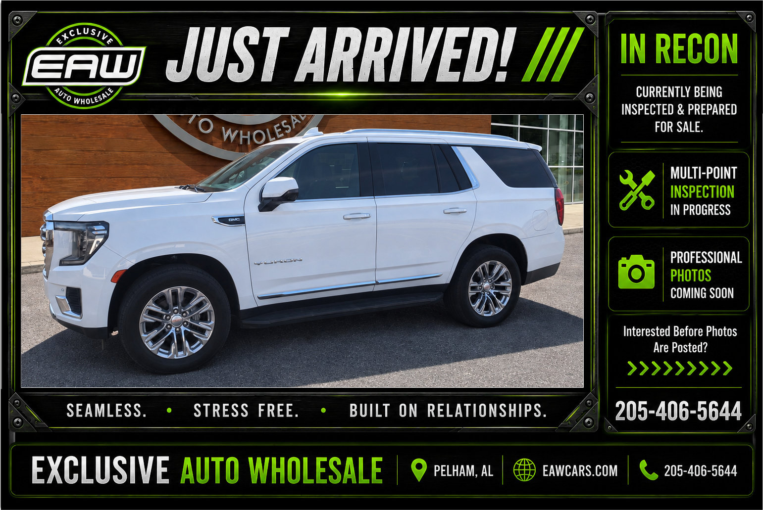 Used 2021 GMC Yukon SLT w/ SLT Premium Package RWD image 1